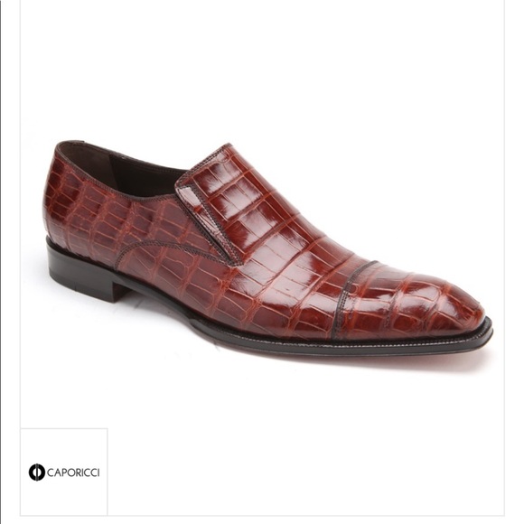 Caporicci 943 Alligator Loafers gold (Brown)